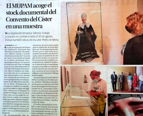 EL MUPAM ACOGE EL STOCK DOCUMENTAL DEL CONVENTO DEL CÍSTER EN UNA MUESTRA